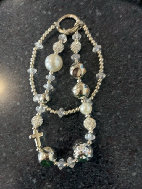 Silver Phone charm Grace's bead Shop