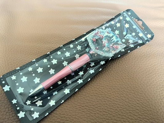 Pink Acrylic Pen Grace's bead Shop