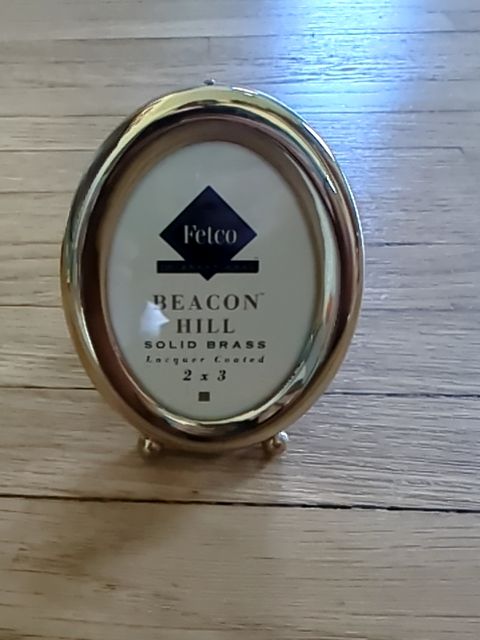 Oval Brass Frame
