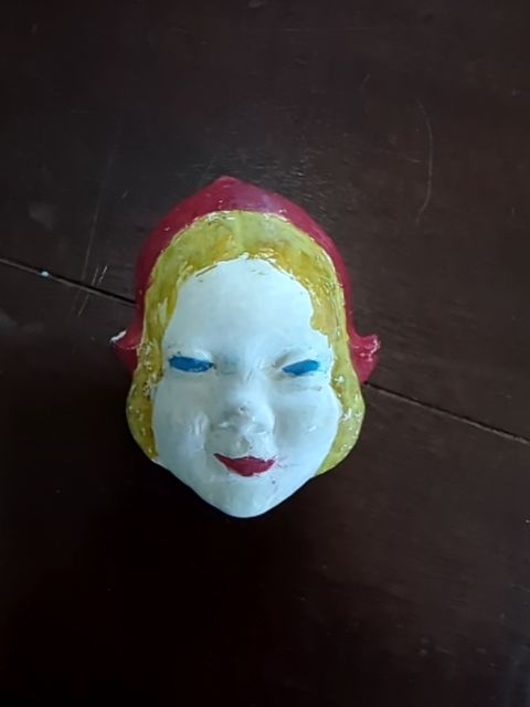 Dutch Doll Mask Girl