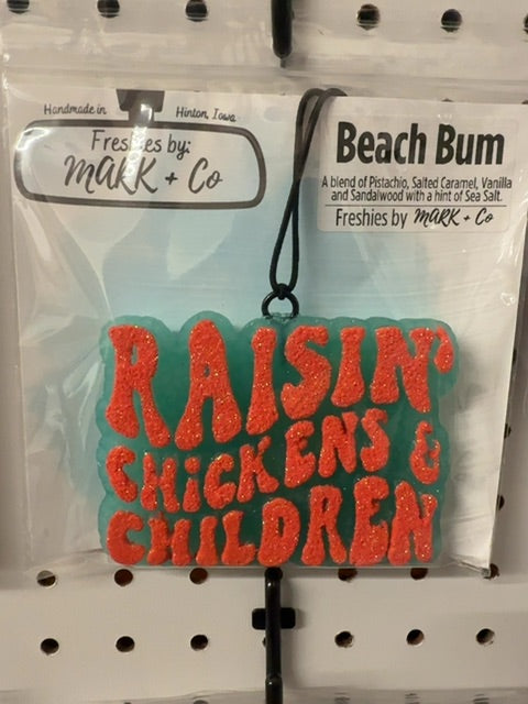 Raisin’ Chicken & Children Beach Bum Freshie
