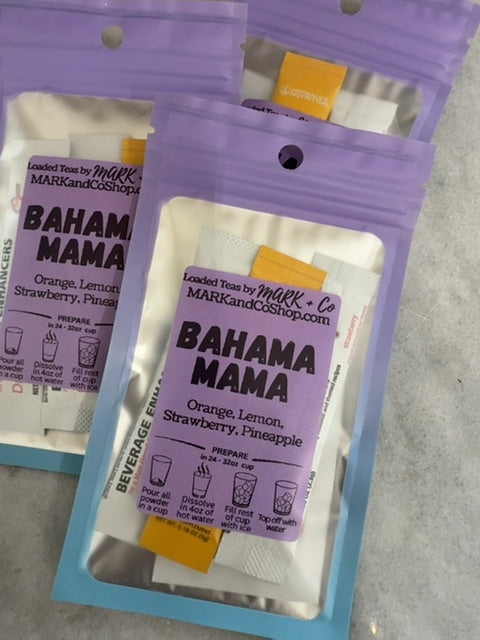 Bahama Mama Loaded Tea, To-Go Pack, Mark & Co