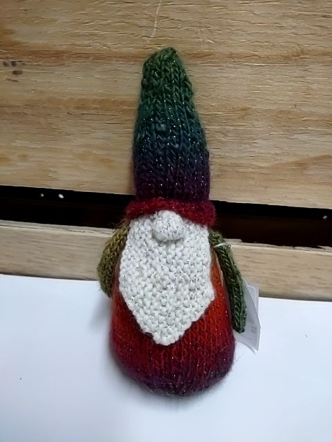 Hand Knit Gnome