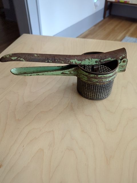 Vintage potato ricer