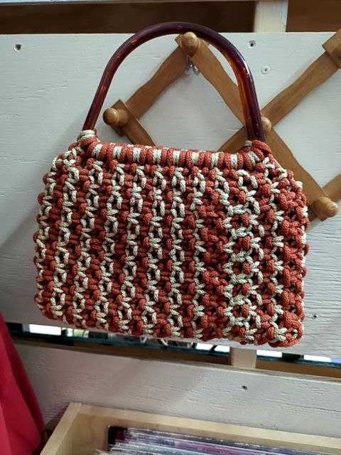 Vintage Accessory Orange Vintage Purse