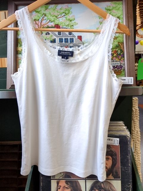 Vintage Clothing 100% Cotton Tank, S