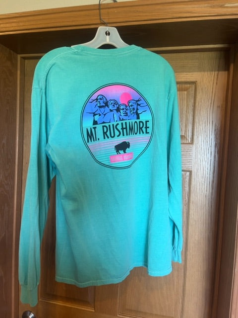 Teal Blue 84 Long Sleeve, Large