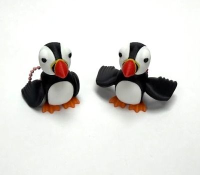 Keychain Flexi Puffin