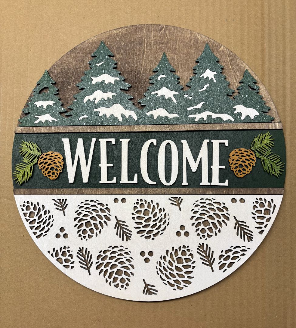 Welcome pine tree