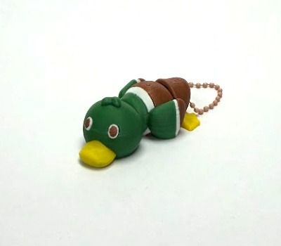 Keychain Mallard Duck Flexi